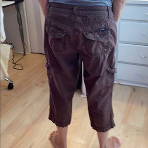 Z. Cavaricci Cargo Capri Pants